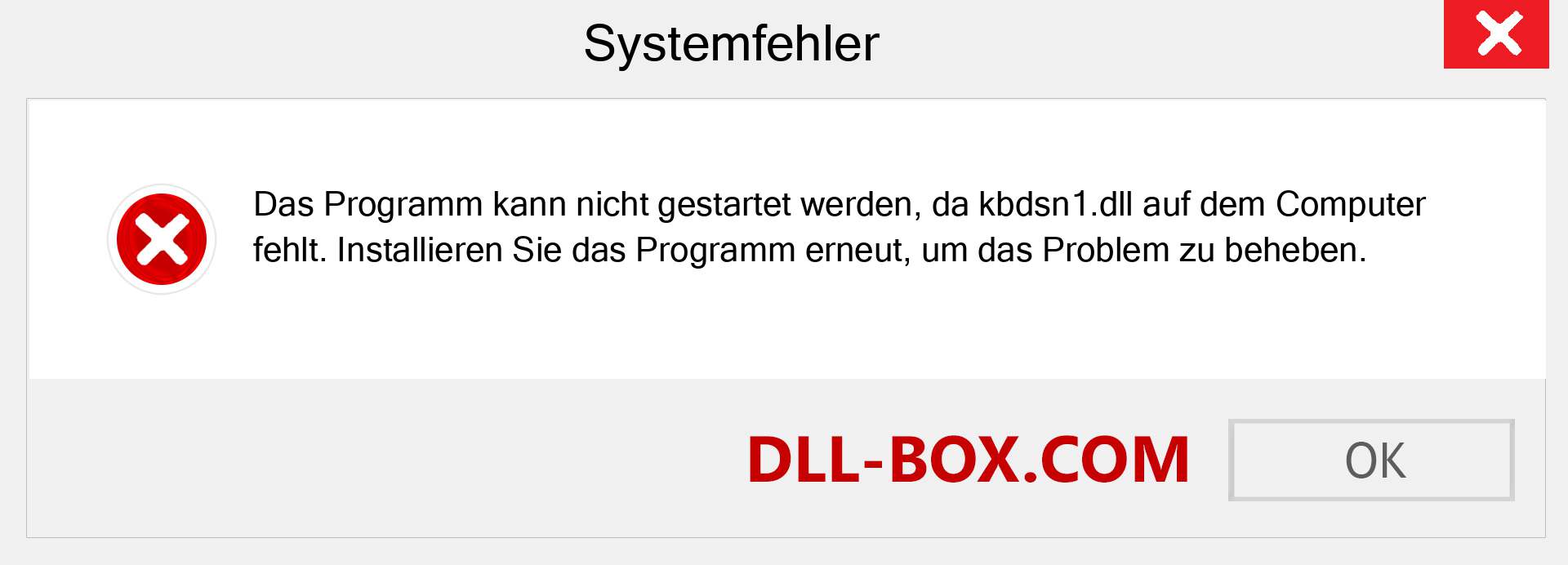 kbdsn1.dll-Datei fehlt?. Download für Windows 7, 8, 10 - Fix kbdsn1 dll Missing Error unter Windows, Fotos, Bildern